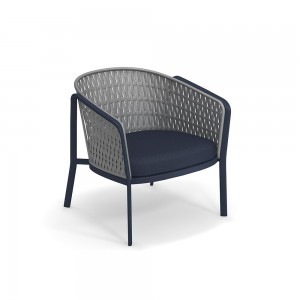 Sillón Carousel Alu-Flat Rope para exteriores por Emu.