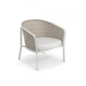 Sillón Carousel Alu-Flat Rope para exteriores por Emu.