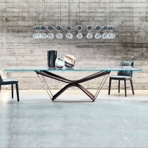 Mesa Marathon de Cattelan Italia. Mesas de comedor modernas. Mesas de diseño.