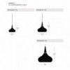 Lámpara suspensión Orient de Fritz Hansen con un diseño elegante de alto lujo.