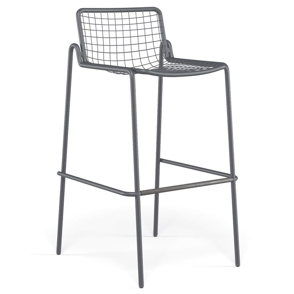 Taburete Rio R50 de exteriores con diseño moderno y elegante de Emu.