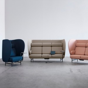 Sillón Plenum. Fritz Hansen con un diseño moderno de alto lujo.