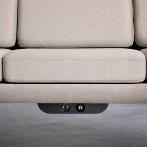 Sillón Plenum. Fritz Hansen con un diseño moderno de alto lujo.