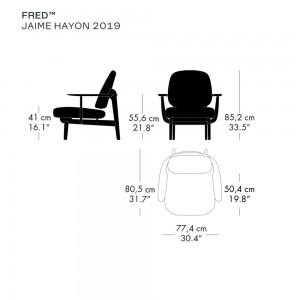 Sillón Fred. Fritz Hansen