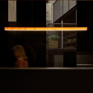 Lámpara de Suspensión I-Line. LZF. Estilo arquitectonico Diseño Burkhard Dämmer.