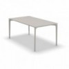 Mesa rectangular Allsize Aluminio de elegante diseño de Fast. Mesas para exteriores.