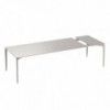 Mesa rectangular extensible Allsize Aluminio moderna de Fast. Mesas para exteriores.