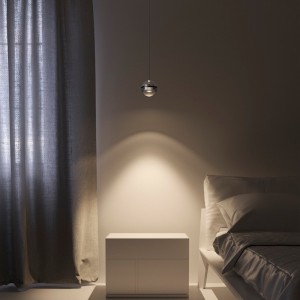 Lámpara moderna de suspensión modular Limbus LED de Emanuele Ricci y Lumina.