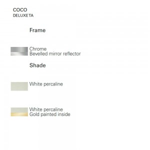 Lámpara sobremesa Audrey TA de Contardi con diseño elegante, vanguardista y moderno.