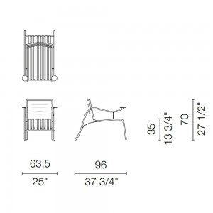 Butaca Thinking Man’s Chair. Cappellini