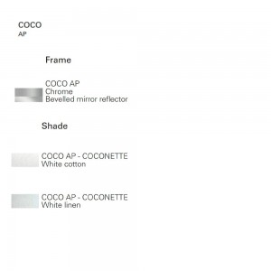 Lámpara aplique de pared  Coco AP de Contardi con diseño elegante, vanguardista y moderno.