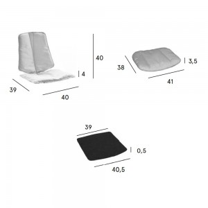 Sillón Rion de Fast. Sillones cómodos y elegantes perfecto para espacios exteriores de Fast.