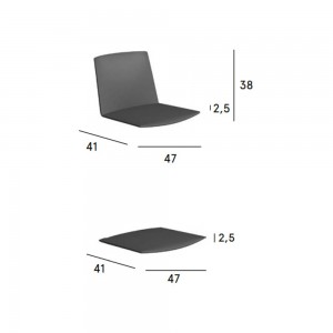 Sillón Zebra de Fast. Sillones apilables perfecto para exteriores diseñado por Fast.