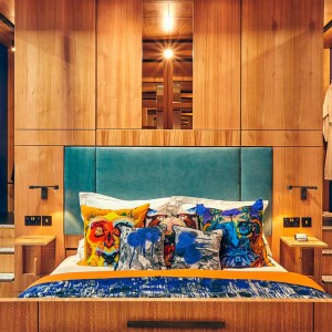 Lámpara de pared  Manhattan de Contardi ideal para la cabecera de la cama.