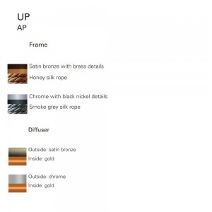Aplique pared Up de Contardi con un diseño moderno y elegante. Una lámpara de pared moderna.
