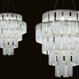 Lámpara suspensión Quarz iluminación moderna y elegante de Fambuena.