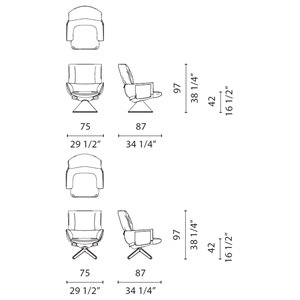 Butaca Lud´o Lounge. Cappellini