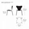 Silla Infantil Series 7. Fritz Hansen con acabados modernos, elegantes y de calidad.