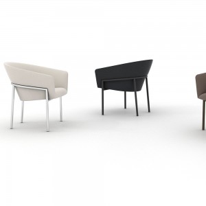 Butaca Metro Chair de Bensen con un diseño moderno de alto lujo.