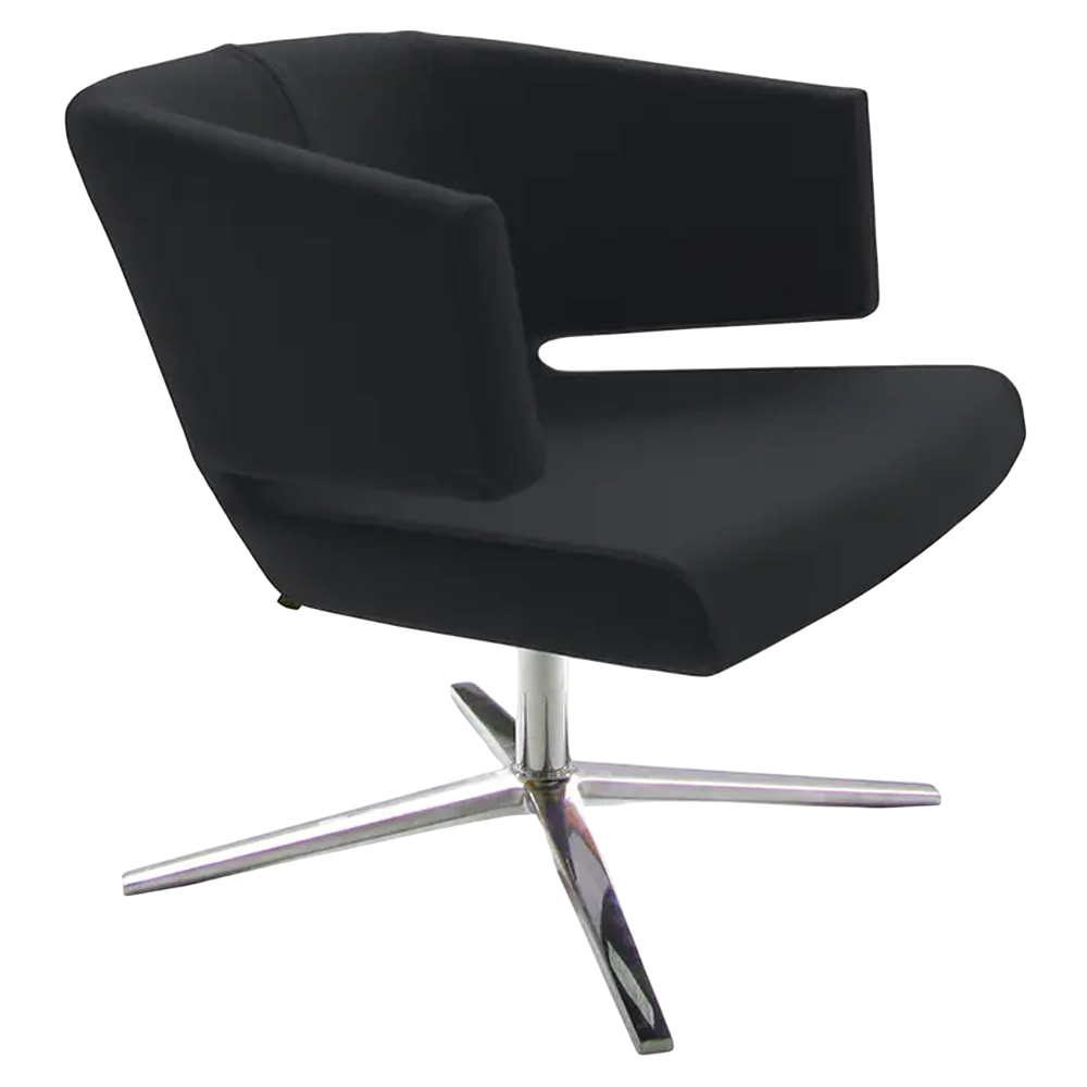 Butaca Lotus de Bensen con una base giratoria y un diseño moderno, lleno de elegancia.