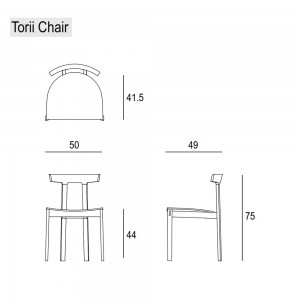 Silla Torii de Bensen con un diseño moderno y elegante de grandes acabados.
