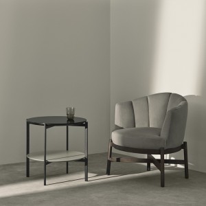 Mesa auxiliar Exo Round de diseño elegante de Kendo.