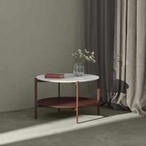 Mesa auxiliar Exo Round de diseño elegante de Kendo.