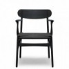 Silla original CH26 Black de Carl Hansen and Son. Silla de comedor modernas.