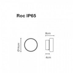 Aplique Roc IP65 Marset