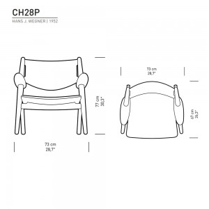 Butaca CH28P Carl Hansen and Son