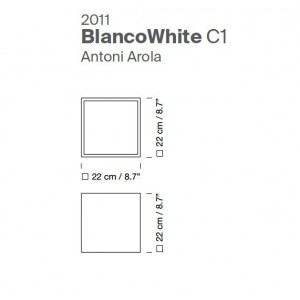 Lámpara sobremesa BlancoWhite C1 de Santa & Cole. Lámparas diseño.