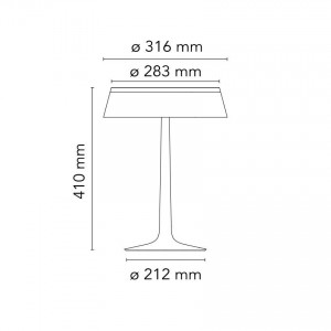 Lámpara de mesa Bon Jour de Flos Iluminación diseño Philippe Starck. lámparas de diseño.