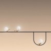Lámpara Yanzi /SC1 de Artemide con un diseño único y elegante de suspensión.