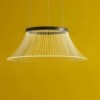 Lámpara suspensión Plissè  perfecta para estancias interiores de Martinelli Luce.