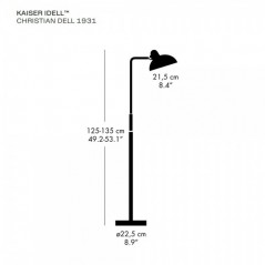 Lámpara de Pie Kaiser Idell Luxus Fritz Hansen