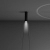 Lámpara suspensión Coassiale elegante y moderna diseñada por Martinelli Luce.