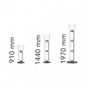 Lámpara suelo Noctambule High Cylinders Cone de Flos