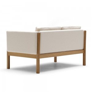 Sofá CH162 en piel de Carl Hansen and Son. Sofás de diseño moderno.   