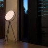 Lámpara de aluminio de pie Superloon de Flos Iluminación. Lámparas minimalistas.
