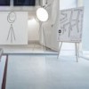 Lámpara de aluminio de pie Superloon de Flos Iluminación. Lámparas minimalistas.