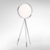 Lámpara de aluminio de pie Superloon de Flos Iluminación. Lámparas minimalistas.