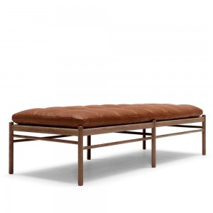 Diván OW150 piel de Carl Hansen and Son con acabados de lujos lleno de modernidad.