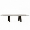 Mesa Butterfly extensible cerámica de Tonin casa. Muebles modernos de hogar.