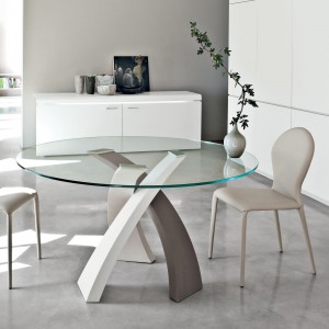 Mesa Eliseo Fija de Tonin casa. Mesas contemporáneas para salones.