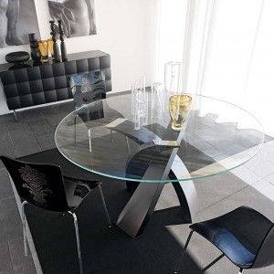 Mesa Eliseo Fija de Tonin casa. Mesas contemporáneas para salones.