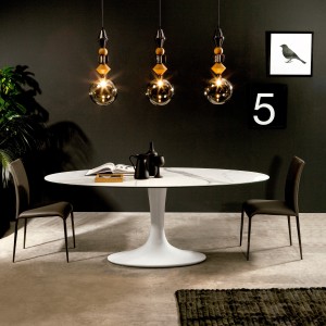 Mesa Imperial de Tonin casa. Muebles modernos de hogar.