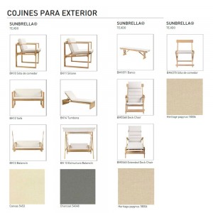 Tumbona para exteriores Outdoor Series BM5565 de Carl Hansen and Son con diseño moderno y elegante.