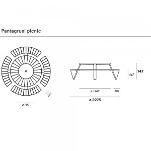 Mesa Pantagruel Picnic Extremis