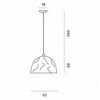 Lámpara de suspensión Bump de Foscarini. Lámparas de diseño modernas.