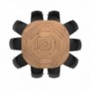 Mesa extensible Big Round para comedor de Ozzio Design